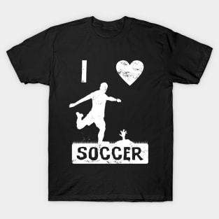 I Love Soccer soccer player T-Shirt